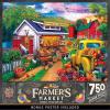 MasterPieces 750 Piece Jigsaw Puzzle for Adults and Family – Country Heaven – 18″x24″(Market Fresh Morning)
