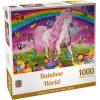 Masterpieces 300 Piece EZ Grip Glow in the Dark Jigsaw Puzzle – Rainbow World – 18″x24″(1000 Piece)
