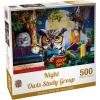 Masterpieces 300 Piece EZ Grip Jigsaw Puzzle – Night Owls Study Group – 18″x24″(500 Piece)