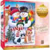 Masterpieces 500 Piece Glitter Christmas Jigsaw Puzzle – Family Portrait – 18″x24″