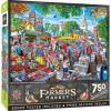 Masterpieces 750 Piece Jigsaw Puzzle for Adults and Family – Market Day Afternoon – 18″x24″(750)