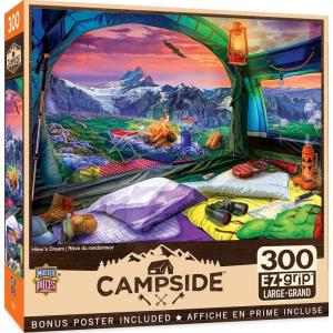 MasterPieces – 300 Piece Jigsaw Puzzle, Large EZ Grip Shapes, Hiker’s Dream, Fun for Adults, Seniors, Family, Kids, Non-Glare Finish, 18″x24″(300 Piece)