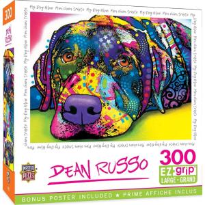 MasterPieces 300 Piece EZ Grip Jigsaw Puzzle – Partners in Crime – 18″x24″(My Dog Blue)