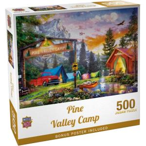 MasterPieces 300 Piece EZ Grip Jigsaw Puzzle – Pine Valley Camp – 18″x24″(500 Piece)