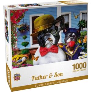 Masterpieces 300 Piece EZ Grip Jigsaw Puzzle – Father & Son – 18″x24″(1000 Piece)