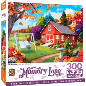 Masterpieces 300 Piece EZ Grip Jigsaw Puzzle – Harvest Breeze – 18″x24″(300 Piece)