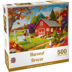Masterpieces 300 Piece EZ Grip Jigsaw Puzzle – Harvest Breeze – 18″x24″(500 Piece)