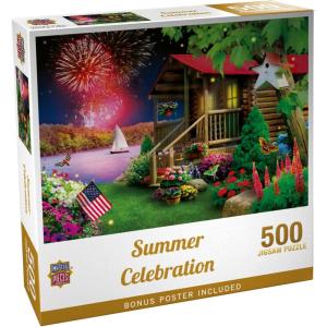 Masterpieces 300 Piece EZ Grip Jigsaw Puzzle – Summer Celebration – 18″x24″(500 Piece)