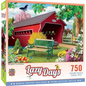 Masterpieces 750 Piece Jigsaw Puzzle for Adults and Family – Free to Fly – 18″x24″(Springtime)