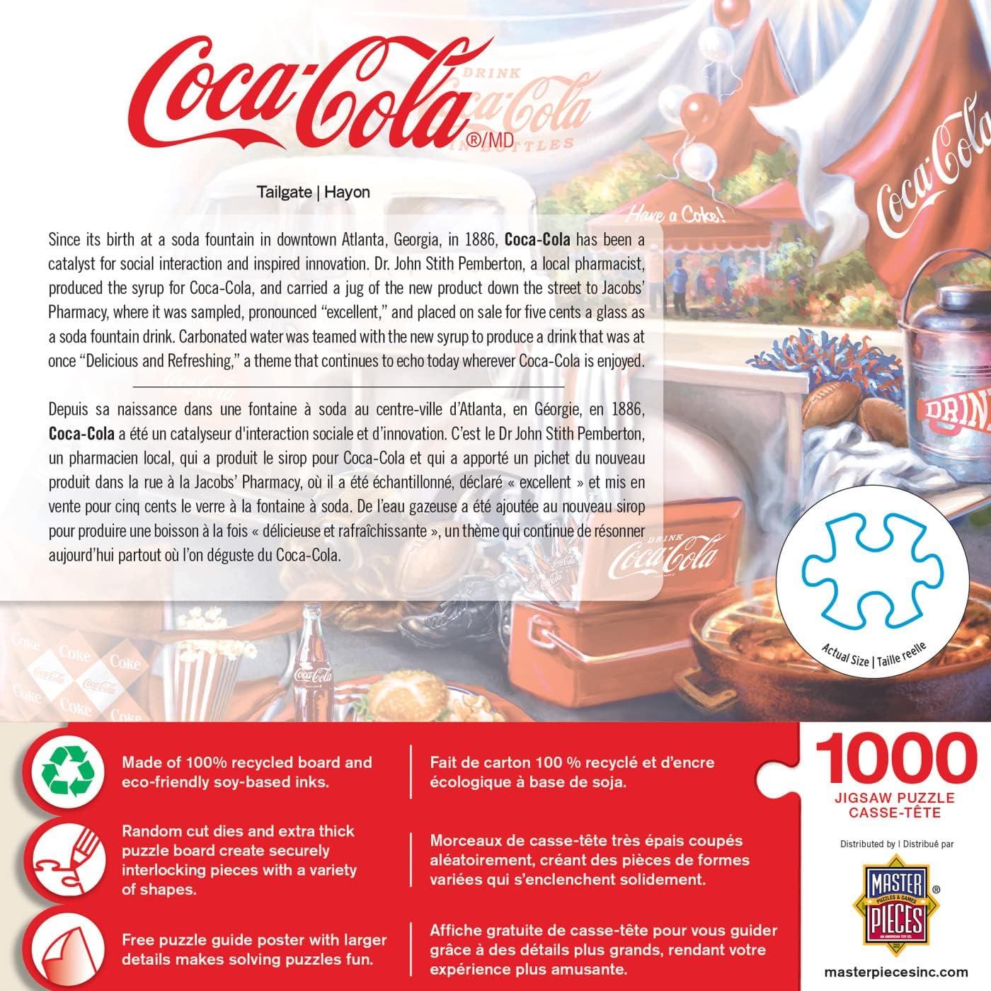 imageMasterpieces 1000 Piece Jigsaw Puzzle For Adults and Families CocaCola Drive Through 1925x2675CocaCola Tailgate