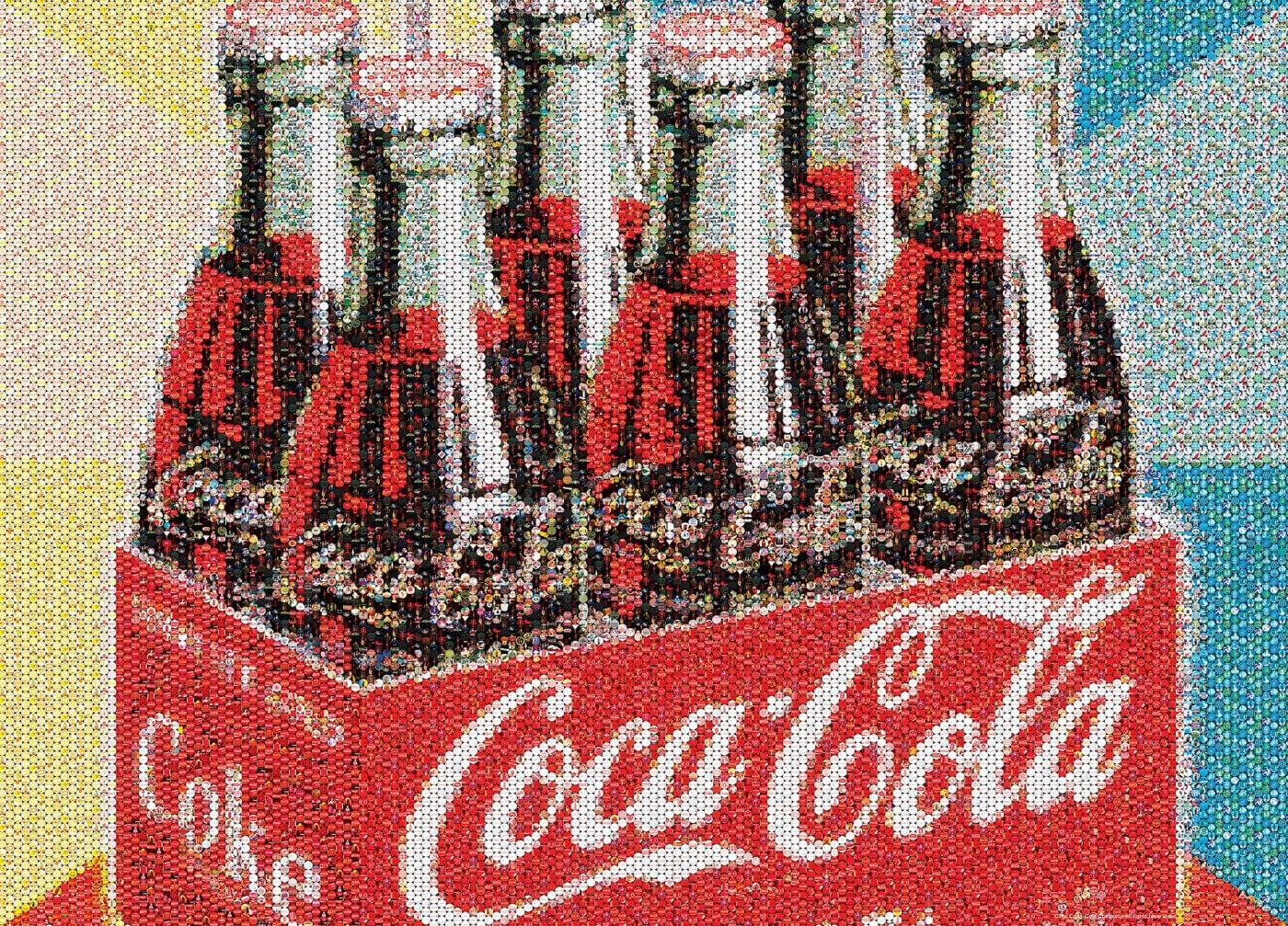 imageMasterpieces 1000 Piece Jigsaw Puzzle For Adults and Families CocaCola Drive Through 1925x2675Mosaic Bottles