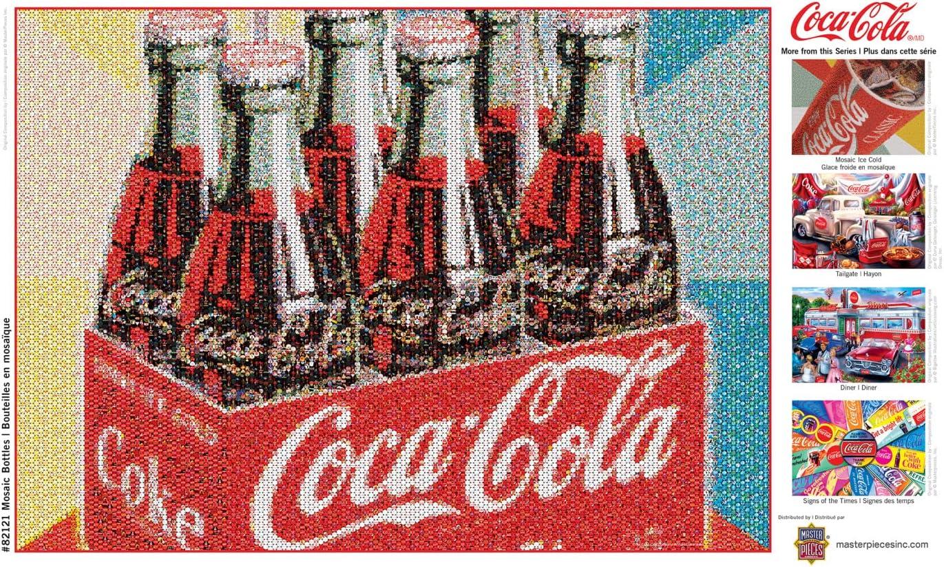 imageMasterpieces 1000 Piece Jigsaw Puzzle For Adults and Families CocaCola Drive Through 1925x2675Mosaic Bottles