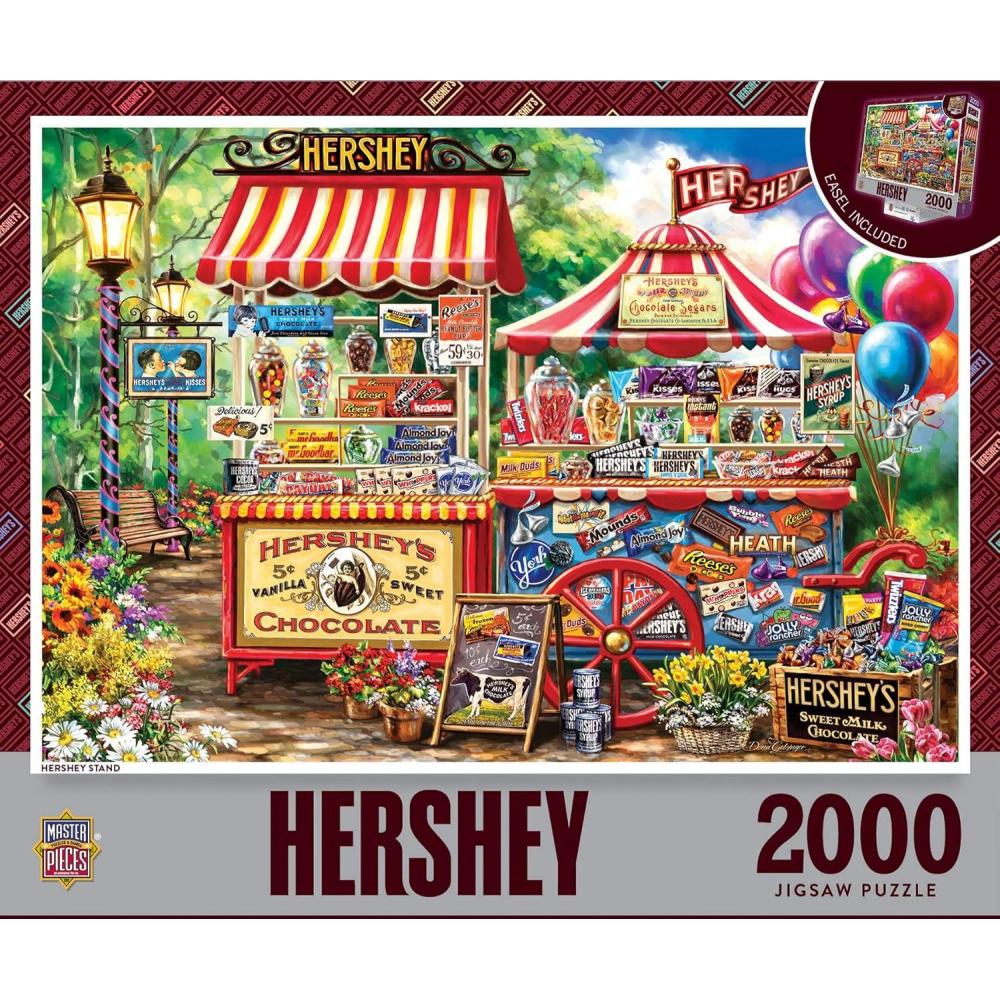 imageMasterPieces 2000 Piece Jigsaw Puzzle for Adults Family Or Youth Reflections On Country Living 39x27Hersheys Stand
