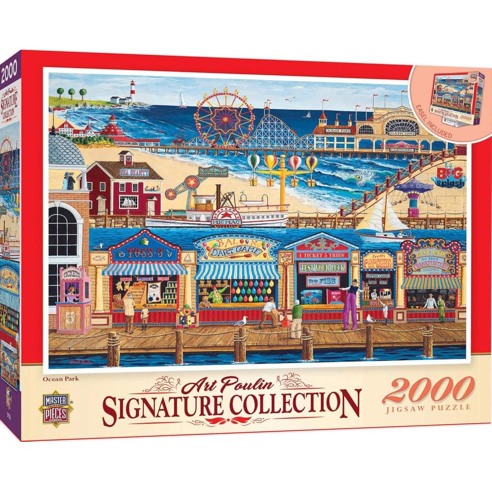 imageMasterPieces 2000 Piece Jigsaw Puzzle for Adults Family Or Youth Reflections On Country Living 39x27Ocean Park