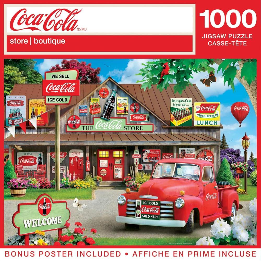 imageMasterpieces 1000 Piece Jigsaw Puzzle For Adults and Families CocaCola Drive Through 1925x2675CocaCola Store