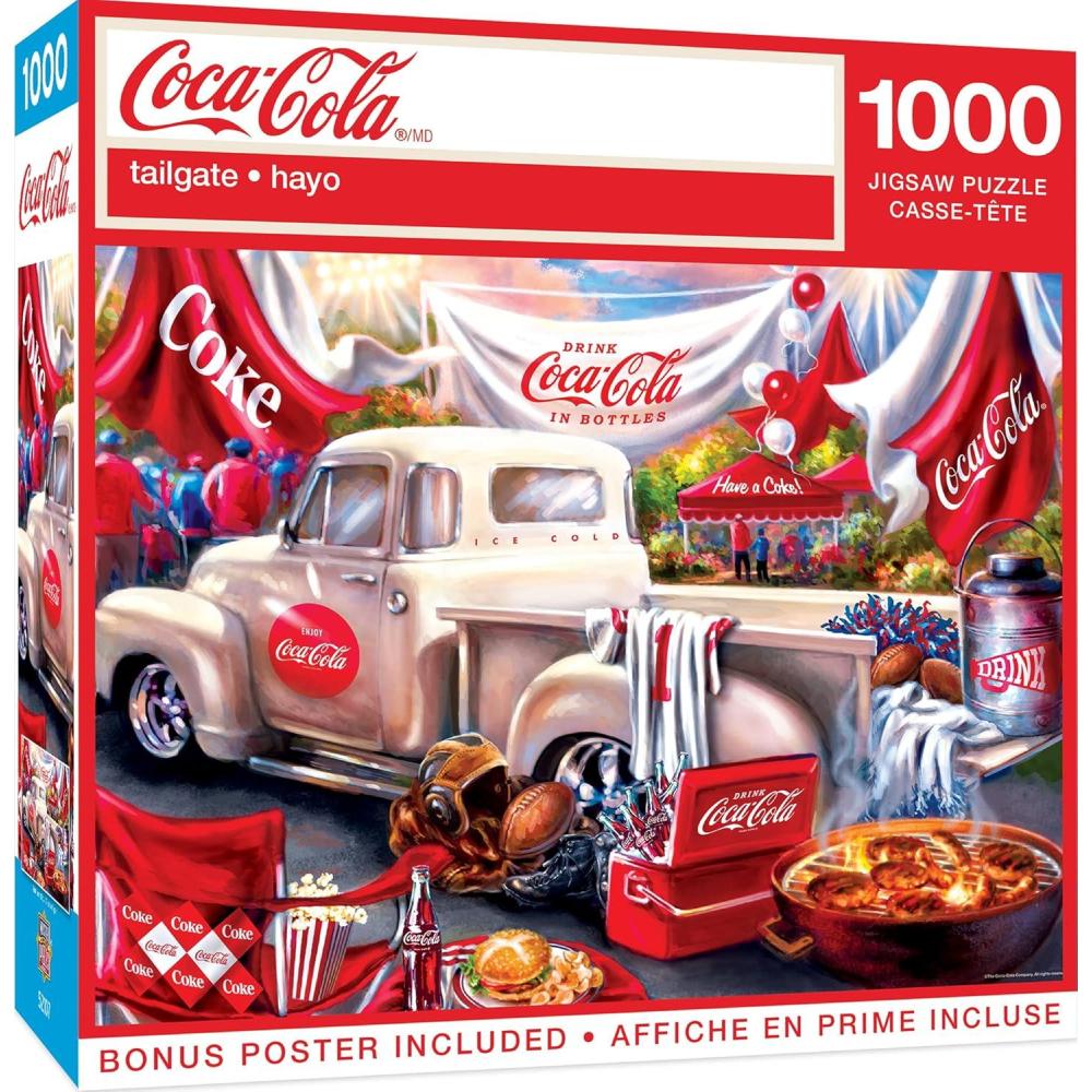 imageMasterpieces 1000 Piece Jigsaw Puzzle For Adults and Families CocaCola Drive Through 1925x2675CocaCola Tailgate