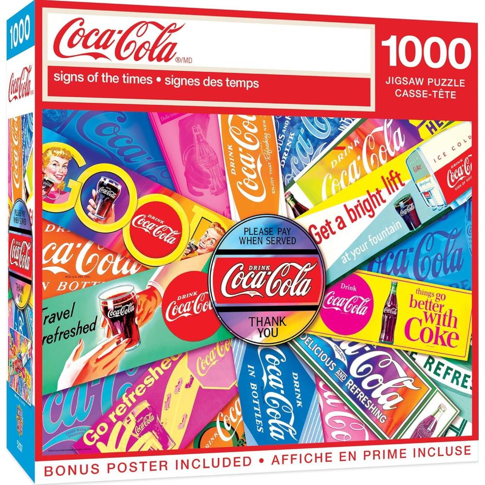 imageMasterpieces 1000 Piece Jigsaw Puzzle For Adults and Families  CocaCola Drive Through  1925x2675Signs of the Times