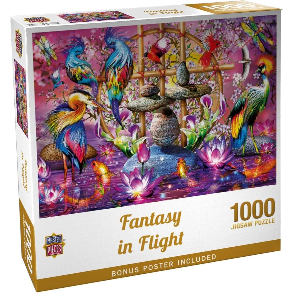 imageMasterpieces 2000 Piece Jigsaw Puzzle for Adults Family Or Kids Fantasy in Flight 39x271000 Piece