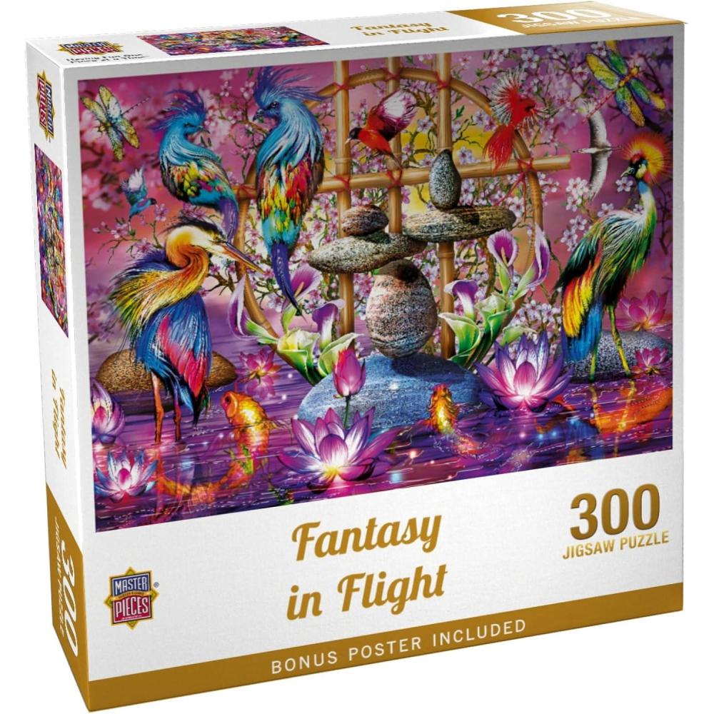 imageMasterpieces 2000 Piece Jigsaw Puzzle for Adults Family Or Kids Fantasy in Flight 39x27300 Piece