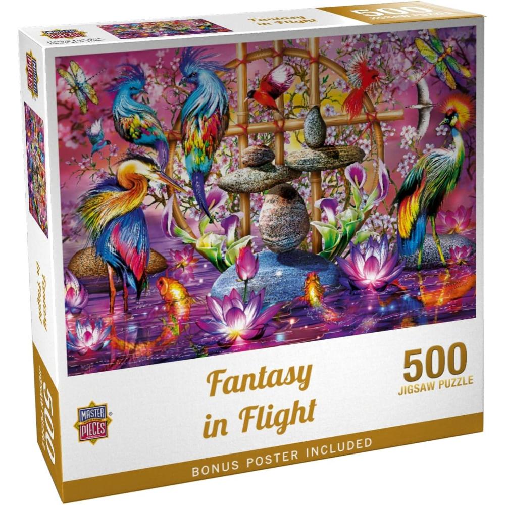 imageMasterpieces 2000 Piece Jigsaw Puzzle for Adults Family Or Kids Fantasy in Flight 39x27500 Piece