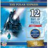 Advent Calendar – 12 48pc Puzzles – Jigsaw Puzzle with Vibrant Artwork and Durable Pieces – Fun Family Activity, Brain Challenge, and Educational Entertainment for Kids, Teens, and Adults(12 Days of Polar Express)