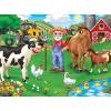 Baby Fanatics MasterPieces 60 Piece Jigsaw Puzzle for Kids – Old MacDonald’s Farm Market Day – 19″x14″(Old MacDonald’s Farm Pond)