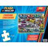 MasterPieces 100 Piece Jigsaw Puzzle for Kids – NASCAR Chasing Checkers Game – 14″ x 19″ – Team NASCAR Toys – Ages 6+