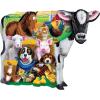 MasterPieces 100 Piece Shaped Jigsaw Puzzle for Kids – Farm Friends – 14″x19″
