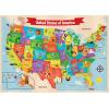 MasterPieces 44 Piece Jigsaw Puzzle for Kids – USA Map Wood Puzzle – 16.5″x11.8″