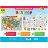 MasterPieces 44 Piece Jigsaw Puzzle for Kids – USA Map Wood Puzzle – 16.5″x11.8″