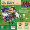 MasterPieces 48 Piece Fun Facts Jigsaw Puzzle for Kids – Jr Ranger Alaska Wildlife Wood Puzzle – 12″x12″