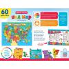 MasterPieces 60 Piece Educational Jigsaw Puzzle for Kids – USA Map State Shaped – 16.5″x12.75″(USA Map w/ State Pieces)