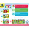 MasterPieces Educational 26 Piece Jigsaw Puzzles for Kids – 123 on the Farm 4-Pack of Puzzles – 22.5″x8″(123’s)