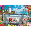 MasterPieces Jigsaw Puzzle 2000 Pieces for Adults – Coastal Escape, Matte Finish, Eco-Friendly, 39″x27″(300 Piece)