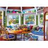 MasterPieces Jigsaw Puzzle 3000 Pieces for Adults – Lakeside Memories – 32″x45″ – Eco-Friendly, Matte Finish, Bonus Easel(Puzzler’s Retreat)