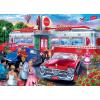 Masterpieces 1000 Piece Jigsaw Puzzle For Adults and Families – Coca-Cola Drive Through – 19.25″x26.75″(Diner)