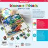 Masterpieces 48 Piece Fun Facts Jigsaw Puzzle for Kids – Dinosaur Friends Wood Puzzle – 12″x12″