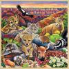 Masterpieces 48 Piece Fun Facts Jigsaw Puzzle for Kids – Jr Ranger Grand Canyon Wildlife Wood Puzzle – 12″x12″