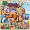 Masterpieces 48 Piece Fun Facts Jigsaw Puzzle for Kids – Noah’s Ark Wood Puzzle – 12″x12″
