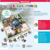 Masterpieces 48 Piece Fun Facts Jigsaw Puzzle for Kids – Safari Friends Wood Puzzle – 12″x12″