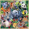 Masterpieces 48 Piece Fun Facts Jigsaw Puzzle for Kids – Safari Friends Wood Puzzle – 12″x12″