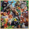Wood Fun Facts – Woodland Friends 48pc Wood Puzzle – Jigsaw Puzzle with Vibrant Artwork and Durable Pieces – Fun Family Activity, Brain Challenge, and Educational Entertainment for Kids, Teens