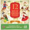 Advent Calendar – 12 48pc Puzzles – Jigsaw Puzzle with Vibrant Artwork and Durable Pieces – Fun Family Activity, Brain Challenge, and Educational Entertainment for Kids, Teens, and Adults(12 Days of Puzzles)