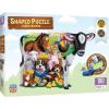 MasterPieces 100 Piece Shaped Jigsaw Puzzle for Kids – Farm Friends – 14″x19″