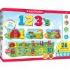 MasterPieces Educational 26 Piece Jigsaw Puzzles for Kids – 123 on the Farm 4-Pack of Puzzles – 22.5″x8″(123’s)