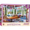 MasterPieces Jigsaw Puzzle 3000 Pieces for Adults – Lakeside Memories – 32″x45″ – Eco-Friendly, Matte Finish, Bonus Easel(Puzzler’s Retreat)