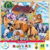 Masterpieces 48 Piece Fun Facts Jigsaw Puzzle for Kids – Noah’s Ark Wood Puzzle – 12″x12″