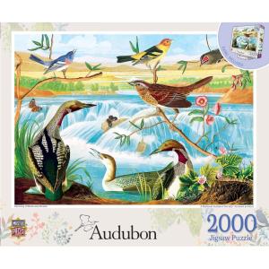 MasterPieces 2000 Piece Jigsaw Puzzle for Adults, Family, Or Youth – Reflections On Country Living – 39″x27″(Audubon)