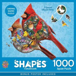 MasterPieces 2000 Piece Jigsaw Puzzle for Adults, Family, Or Youth – Reflections On Country Living – 39″x27″(Cardinals)