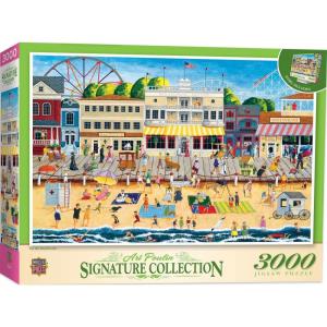 MasterPieces 3000 Piece Jigsaw Puzzle for Adults, Family, Or Kids – On The Boardwalk – Manufacturer Defect – 32″x45″